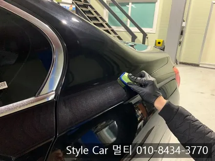 BMW 740i F01 유리막코팅 남동구 전문시공점에서 광택 까지
