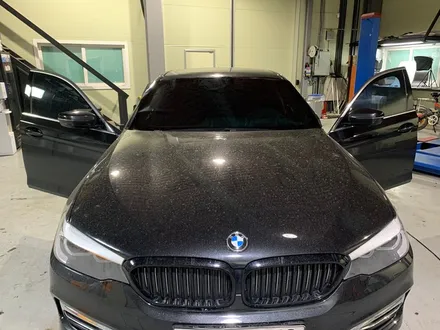 인천 전면썬팅 시공 BMW 5시리즈 G30 새롭게 재시공