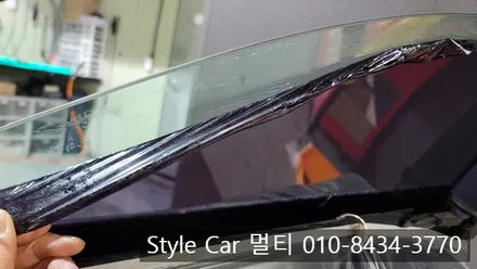 남동공단 썬팅 열차단 잘되는 반사컬러썬팅 필름 사하라R 시공