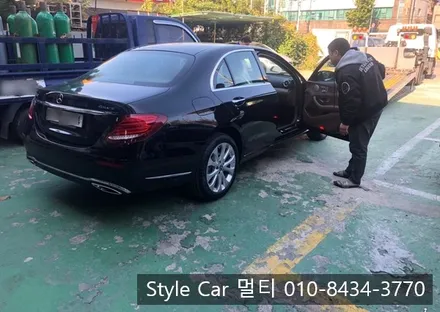 벤츠E클래스 W212 썬팅시공 솔라가드새턴 그리고 글라스틴트 선셋!!