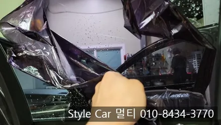 남동공단 썬팅 열차단 잘되는 반사컬러썬팅 필름 사하라R 시공