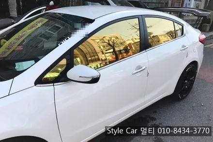 부천썬팅 전문 공도블랙리스트 k3 컬러썬팅 새롭게태어나다!
