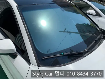 아우디 A3 열차단 전면썬팅 시공을 위해 인천 스타일카멀티 방문