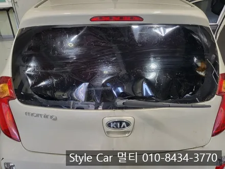 남동공단 열차단 썬팅 시공 기아 모닝 무더위에도 걱정 없다!