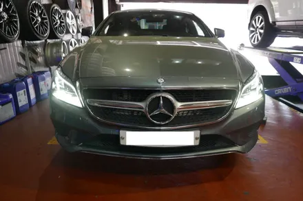 <휠웍스>benz cls 350 + 컷팅휠 복원 + cnc컷팅 + 분체도장 / 부산 금정구