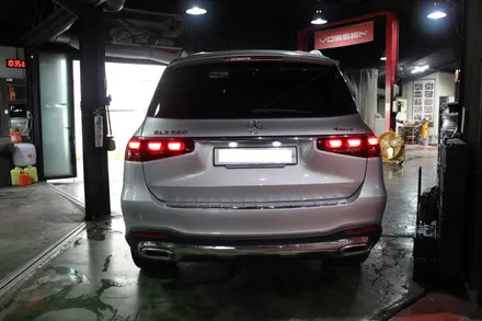 benz gls 580 + 23인치 + 휠수리 복원 + 피렐리 타이어 교환 / 부산 금정구
