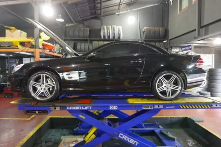 <휠 웍스> BENZ + SL 63AMG+휠 복원 + PIRELLI + Pzero / 부산 금정구