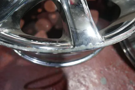 에쿠스 크롬휠 수리 복원 + 고스트 크롬 컬러도장(휠수리) / 현대 / 에쿠스 / 부산 금정구