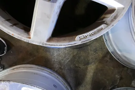 <휠웍스>benz slk + 다이어컷팅 수리 + 분체 클리어 + 휠수리복원 / 부산 금정구