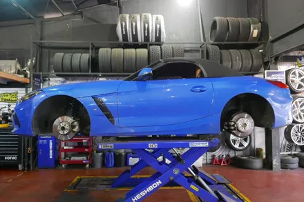 bmw g29 z4 20i 휠수리 복원 + 휠웍스 / 부산 금정구