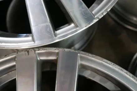 <휠웍스>bmw x6m + 휠수리 + 블랙유광 + 휠도장 +던롭타이어 + 허브스페이스 / 부산 금정구