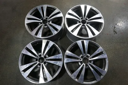 <휠웍스>benz cls 350 + 컷팅휠 복원 + cnc컷팅 + 분체도장 / 부산 금정구
