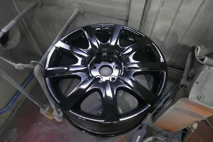 에쿠스 크롬휠 수리 복원 + 고스트 크롬 컬러도장(휠수리) / 현대 / 에쿠스 / 부산 금정구