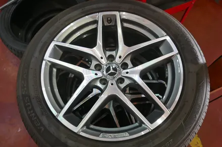benz glc 휠수리 복원 캘리퍼 도장 + 옐로우 우레탄 도장 + amg 레터링(휠수리) / 벤츠 / GLC-클래스 / 부산 금정구