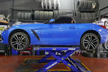 bmw g29 z4 20i 휠수리 복원 + 휠웍스 / 부산 금정구