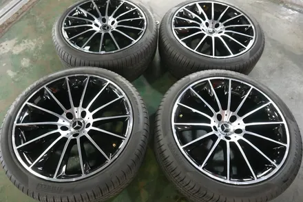 <휠웍스>benz cls + 휠크랙 + 마차휠교환 +피렐리 타이어 / 부산 금정구