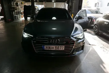 audi a6 40tdi + 휠도색 + 고스트 크롬 + 캘리퍼 도장 / 아우디 / A6 / 부산 금정구