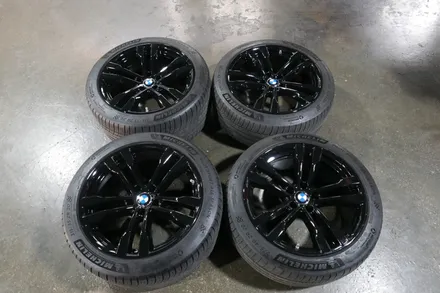 bmw x5 m + 검정유광 휠 복원 도장 + 오렌지 골드 캘리퍼 우레탄도장 + m레터링 작업 / BMW / X5 / 부산 금정구