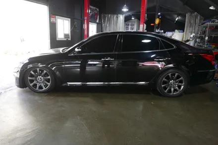 에쿠스 크롬휠 수리 복원 + 고스트 크롬 컬러도장(휠수리) / 현대 / 에쿠스 / 부산 금정구