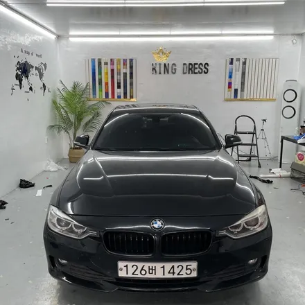 춘천랩핑 - BMW3시리즈 실내 랩핑 - 춘천실내랩핑 / 춘천시 후평동
