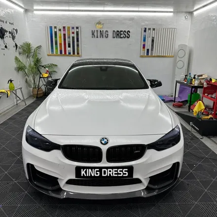 춘천랩핑제거 - BMW M4 전체랩핑 제거 - 킹드레스 / 춘천시 후평동