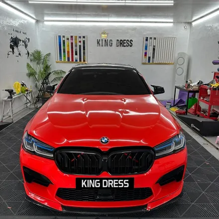 춘천고광택전체랩핑 - BMW 5시리즈 전체랩핑 - 킹드레스 / 춘천시 후평동