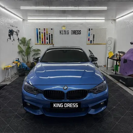 춘천랩핑 - BMW 4시리즈 428i 쿠페 F32 아이보리 전체랩핑 - 킹드레스 / 춘천시 후평동