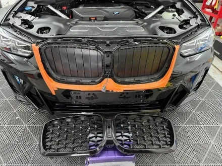 춘천그릴랩핑 - BMW x4 G02 그릴 크롬죽이기 - 킹드레스 / 춘천시 후평동