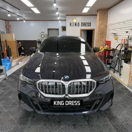 춘천그릴랩핑 - BMW 5시리즈 G60 그릴 크롬죽이기 / 춘천시 후평동