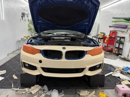 춘천랩핑 - BMW 4시리즈 428i 쿠페 F32 아이보리 전체랩핑 - 킹드레스 / 춘천시 후평동