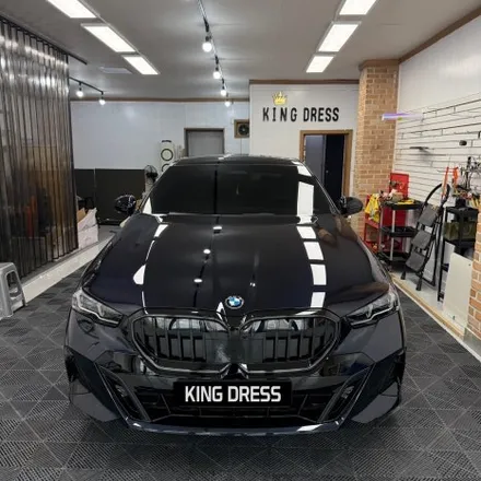 춘천그릴랩핑 - BMW 5시리즈 G60 그릴 크롬죽이기 / 춘천시 후평동