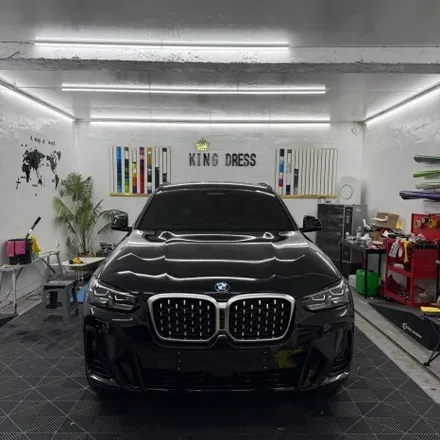 춘천그릴랩핑 - BMW x4 G02 그릴 크롬죽이기 - 킹드레스 / 춘천시 후평동