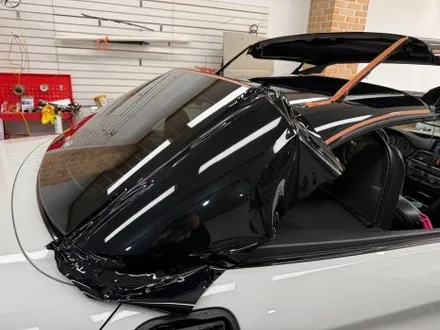 춘천랩핑 - BMW M4 컨퍼터블 F83 PET 고광택 블랙 전체랩핑 - 킹드레스 / 춘천시 후평동