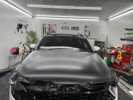 춘천랩핑 - 스포티지 NQ5 사틴블랙 전체랩핑 - 킹드레스 / 춘천시 후평동