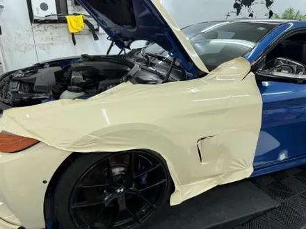 춘천랩핑 - BMW 4시리즈 428i 쿠페 F32 아이보리 전체랩핑 - 킹드레스 / 춘천시 후평동