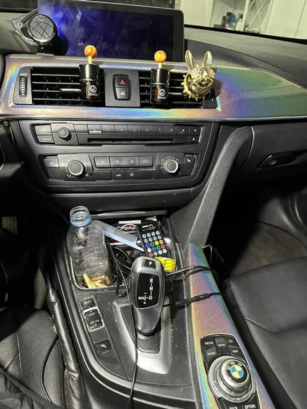 춘천랩핑 -BMW3시리즈실내랩핑 - 320D(F30)실내랩핑 - 춘천실내랩핑 - 킹드레스 / 춘천시 후평동