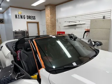춘천랩핑 - BMW M4 컨퍼터블 F83 PET 고광택 블랙 전체랩핑 - 킹드레스 / 춘천시 후평동