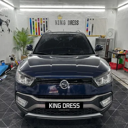 춘천랩핑제거 - 티볼리 투톤랩핑 제거 - 킹드레스 / 춘천시 후평동