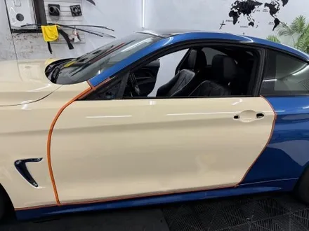 춘천랩핑 - BMW 4시리즈 428i 쿠페 F32 아이보리 전체랩핑 - 킹드레스 / 춘천시 후평동