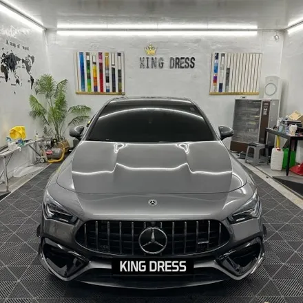 춘천크롬죽이기 - 벤츠 CLA45 AMG 전체크롬죽이기 (나이트패키지), 고광택루프스킨 - 킹드레스 / 춘천시 후평동