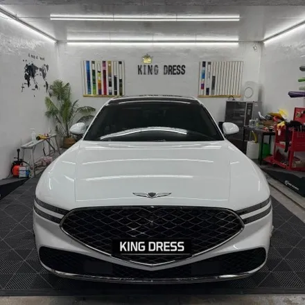 춘천랩핑제거 - 제네시스 G90 RS4 투톤랩핑 제거 - 킹드레스 / 춘천시 후평동