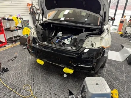 춘천랩핑 - BMW M4 컨퍼터블 F83 PET 고광택 블랙 전체랩핑 - 킹드레스 / 춘천시 후평동