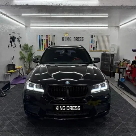 춘천전체랩핑 - BMW X3 F25 유광블랙 전체랩핑 - 킹드레스 / 춘천시 후평동