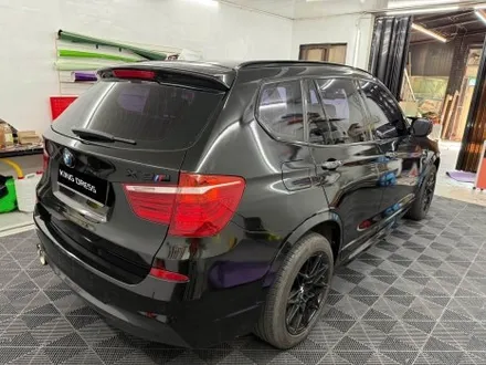 춘천전체랩핑 - BMW X3 F25 유광블랙 전체랩핑 - 킹드레스 / 춘천시 후평동