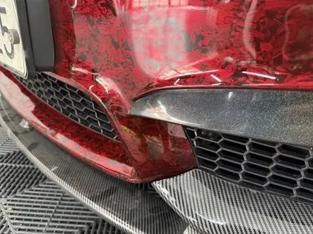 춘천고광택전체랩핑 - BMW 3시리즈 F30 레드포지드카본 전체랩핑 - 킹드레스 / 춘천시 후평동