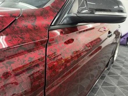춘천고광택전체랩핑 - BMW 3시리즈 F30 레드포지드카본 전체랩핑 - 킹드레스 / 춘천시 후평동