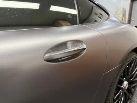 춘천전체랩핑 - 벤츠 AMG GT 전체랩핑제거 후 사틴다크그레이 전체랩핑 - 킹드레스 / 춘천시 후평동