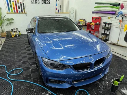 춘천랩핑 - BMW 4시리즈 428i 쿠페 F32 아이보리 전체랩핑 - 킹드레스 / 춘천시 후평동