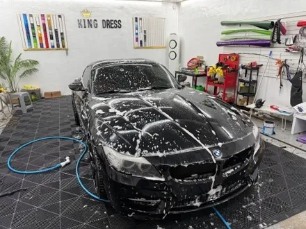 춘천랩핑 - BMW Z4 E89 고광택 화이트카멜레온 전체랩핑 - 킹드레스 / 춘천시 후평동