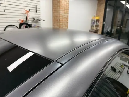춘천전체랩핑 - 벤츠 AMG GT 전체랩핑제거 후 사틴다크그레이 전체랩핑 - 킹드레스 / 춘천시 후평동
